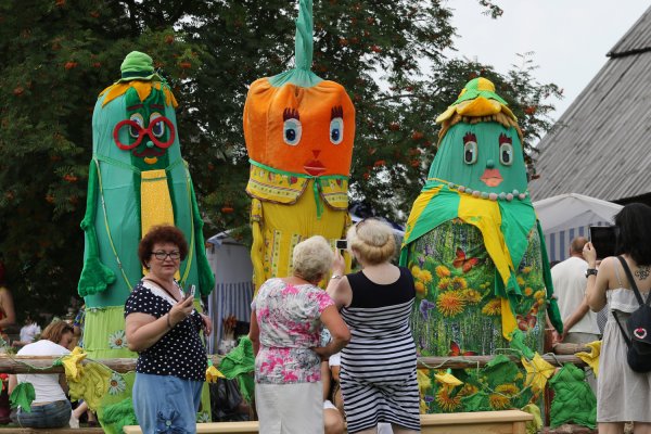 Фестиваль огурца в Суздале