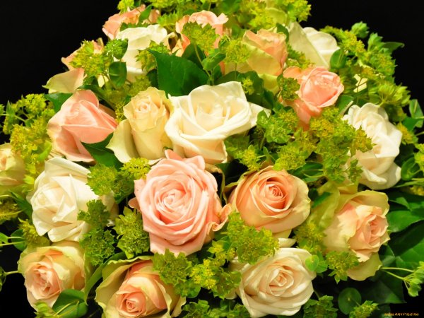 Букет цветов с днем рождения женщине