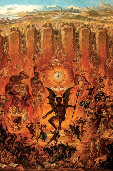 Геенна Огненная в Данте