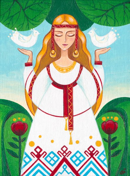 Картины Русь Ведическая Борис Ольшанский