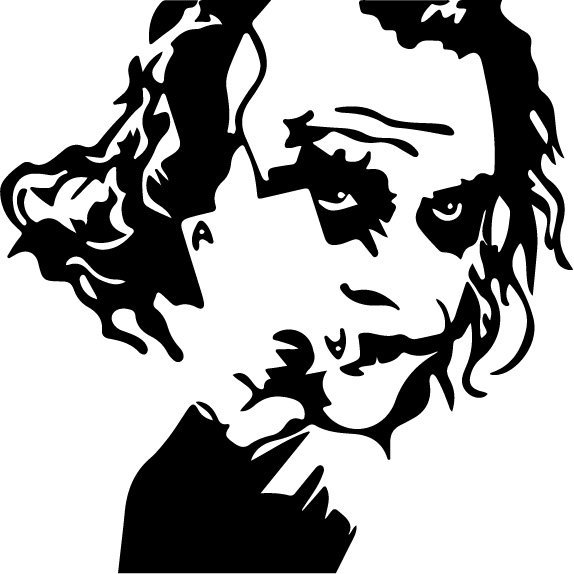 Джокер наклейка