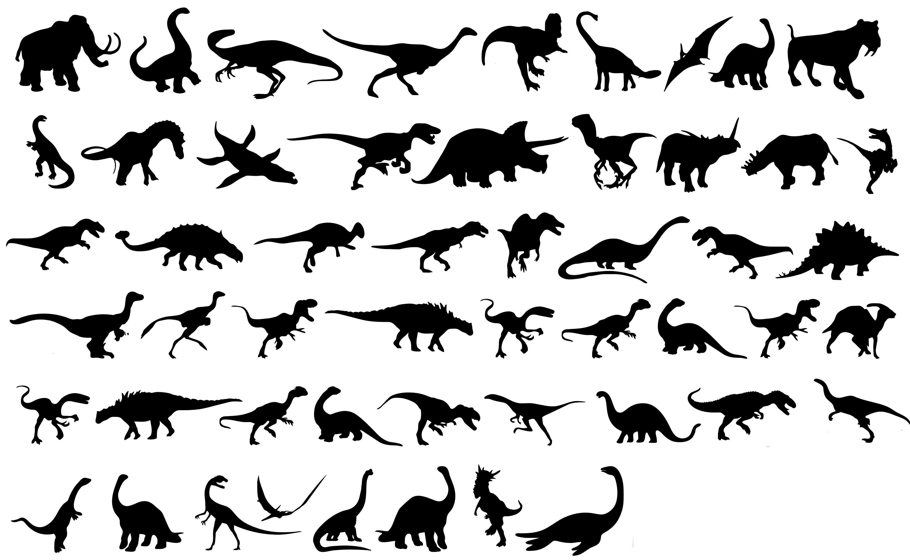 Динозавры узоры