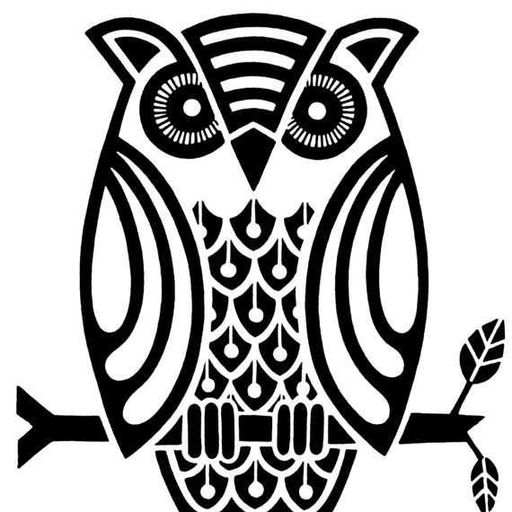 Сова стилизация
