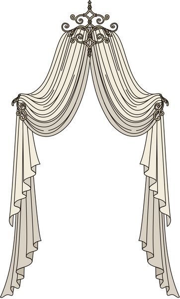 Эскизы штор на арочные окна