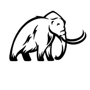 Наклейка мамонт