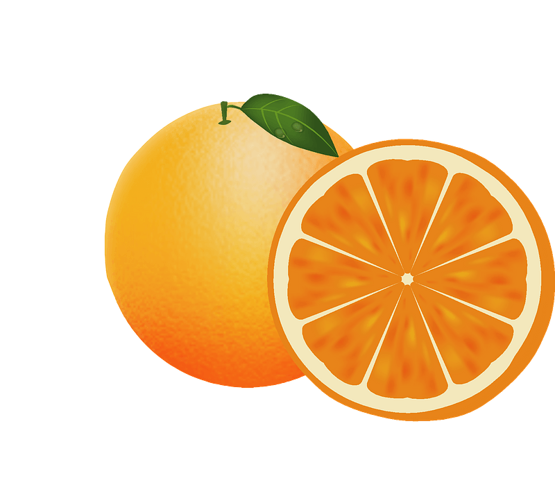 Апельсин детский рисунок