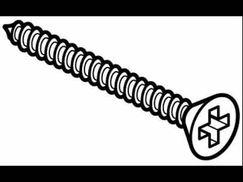 Шуруп раскраска для детей