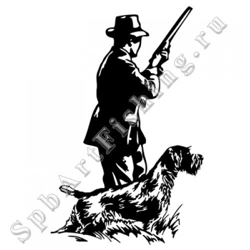 Наклейка на авто дратхаар