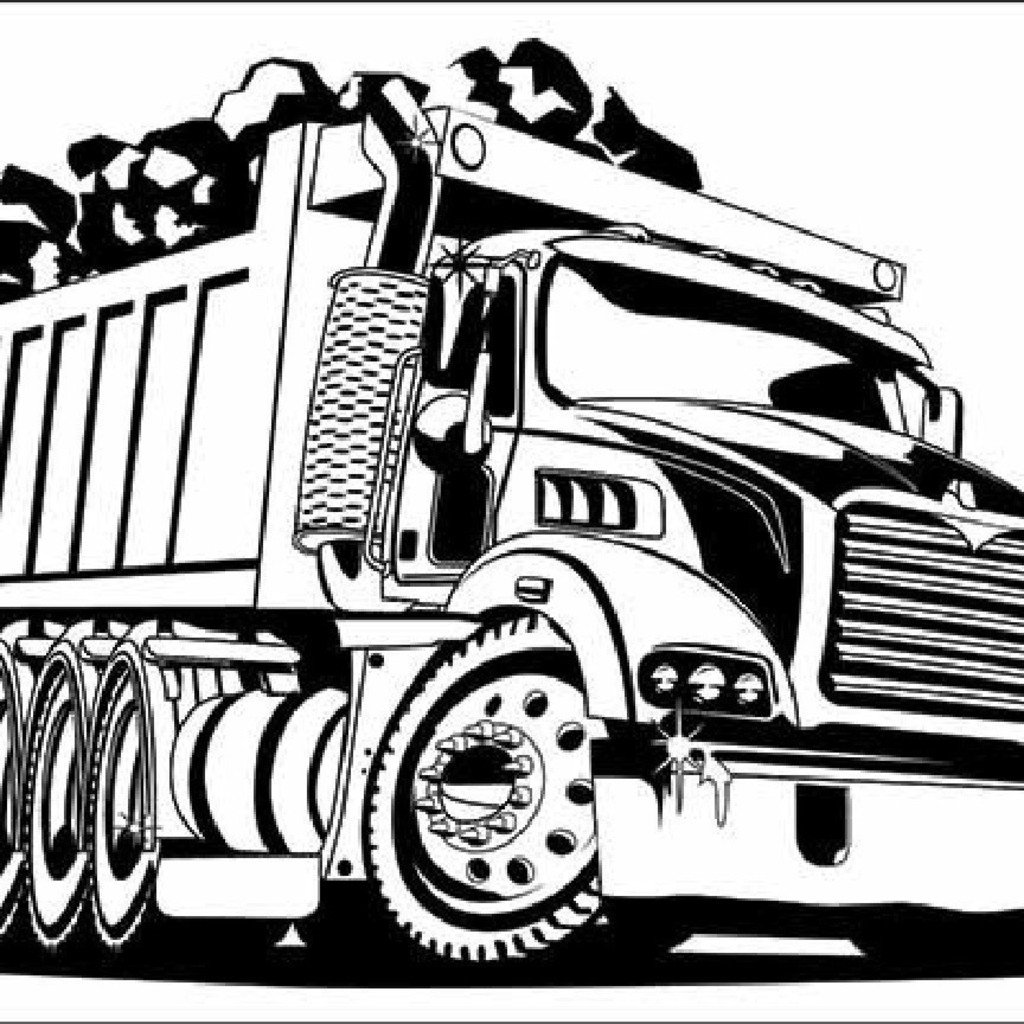 Векторное изображение грузовика