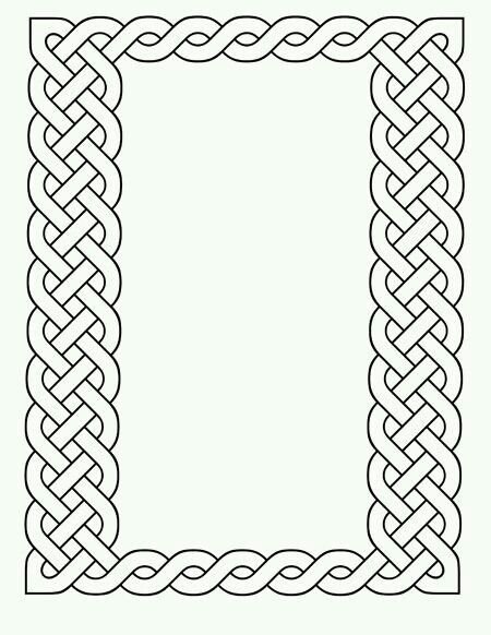 Кельтский узор рамка