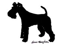 Фокстерьер гладкошерстный силуэт