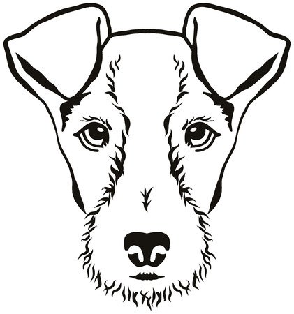 Векторное изображение Фокстерьер