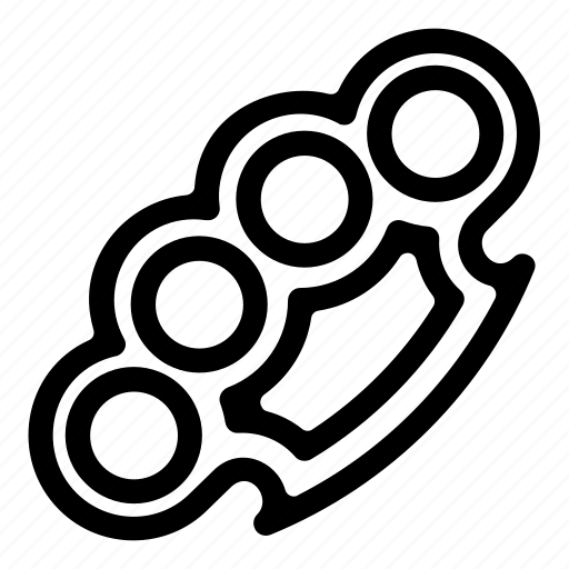 Трафарет кастета