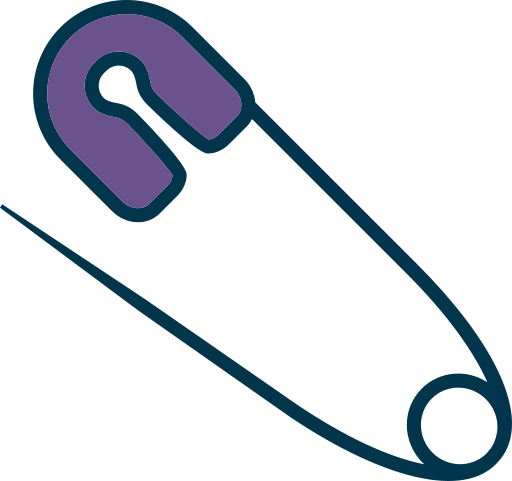 Булавка нарисованная