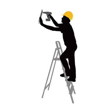 Строитель силуэт