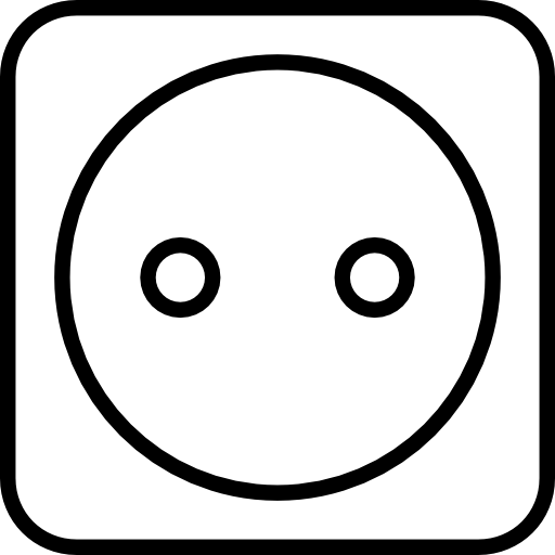 Пиктограмма розетка электрическая