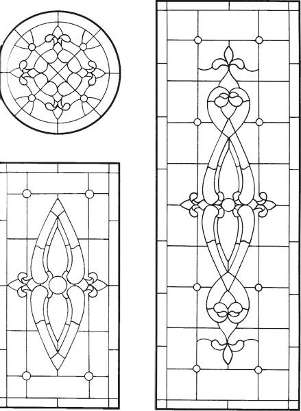 Витраж орнамент