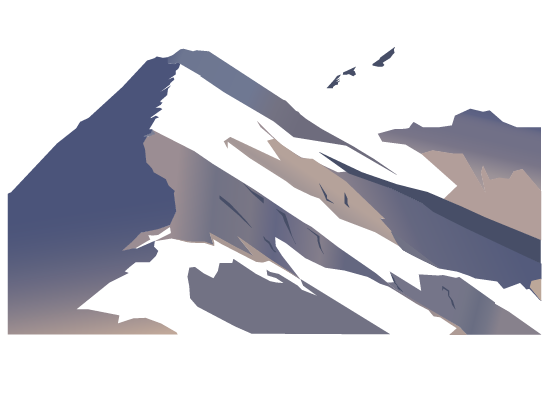 Горы вектор длинные