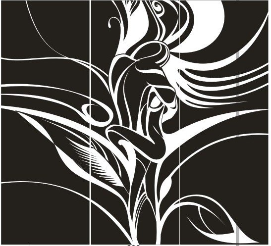 Абстрактные трафареты