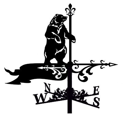 Флюгер медведь