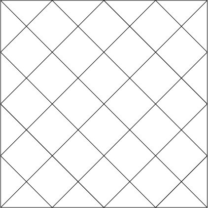 Раскладка плитки ромбом на полу