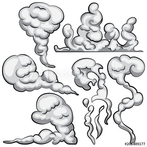 Мультяшные клубы дыма