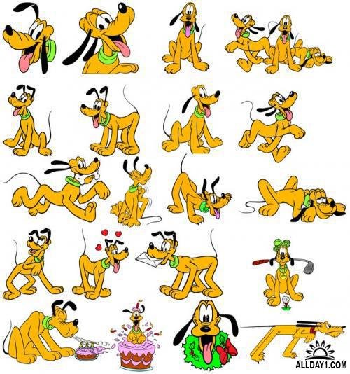 Позы из мультфильмов