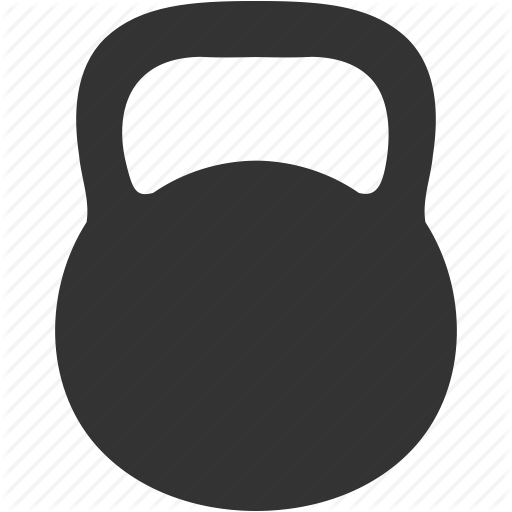 Гиря трафарет