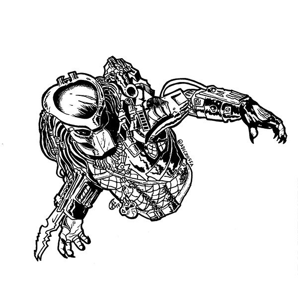 Наклейки на авто голова хищника