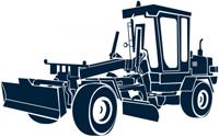 Автогрейдер вектор