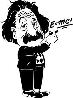 Эйнштейн трафарет