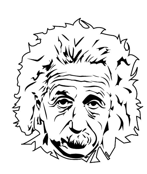 Эйнштейн рисунок