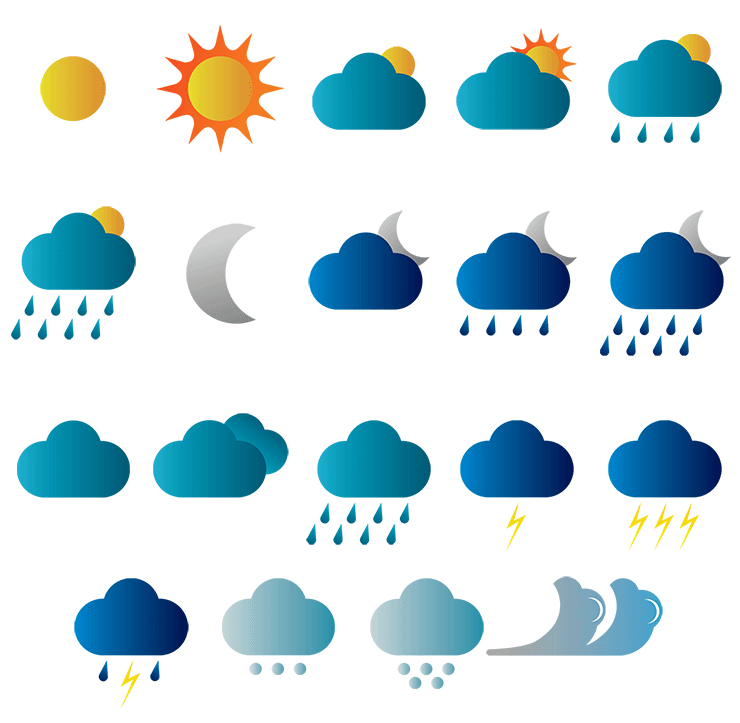 Ясно обозначение погоды. Погодные символы. Погодные пиктограммы. Значки погоды. Значки прогноза погоды.