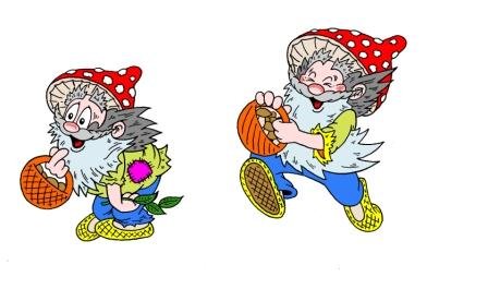 Картинки Домовой для детей векторные