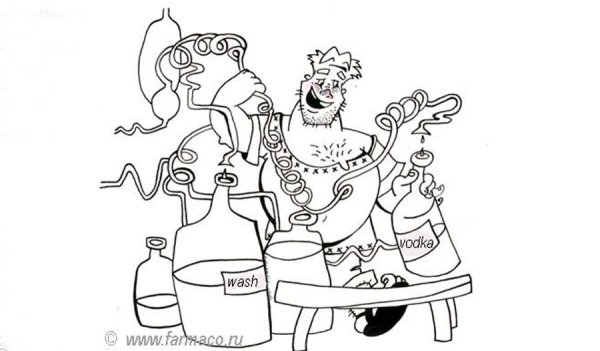 Самогоноварение рисунок