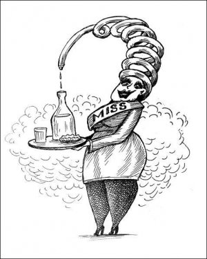 Самогонный аппарат карикатура