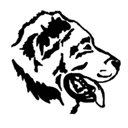 Собака алабай вектор