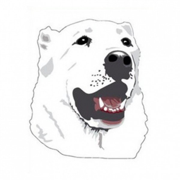 Собака алабай вектор