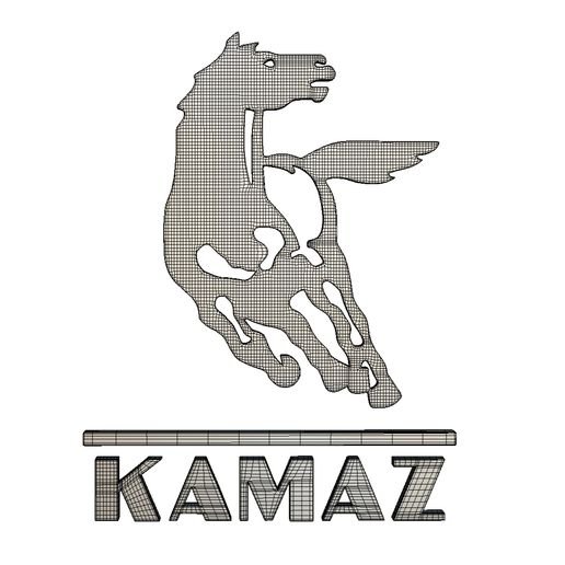 Эмблема КАМАЗ вектор