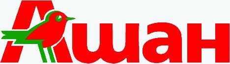 Ашан логотип без фона