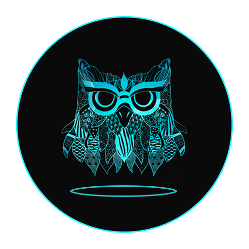 Сова логотип агрессия