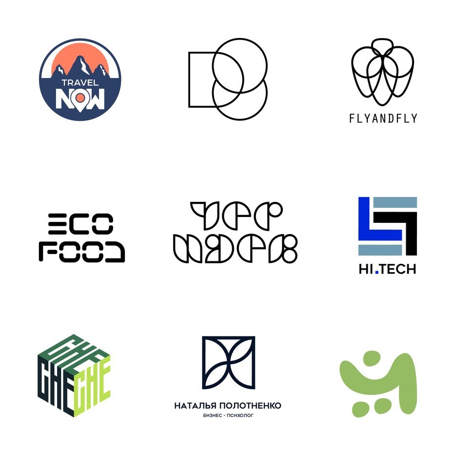 Примеры логотипов компаний