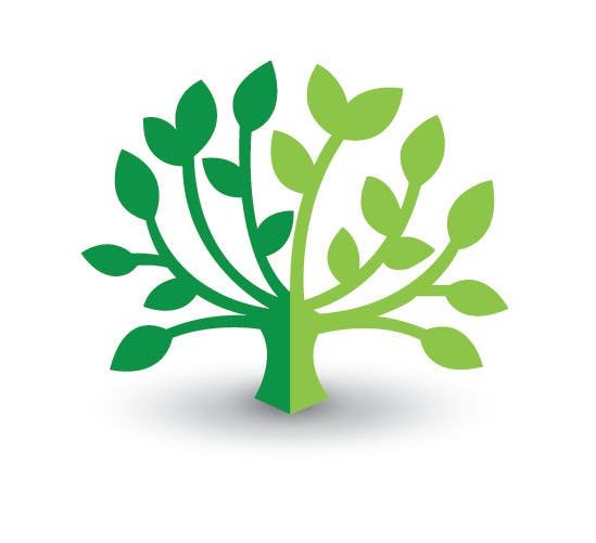 Логотип экология дерево