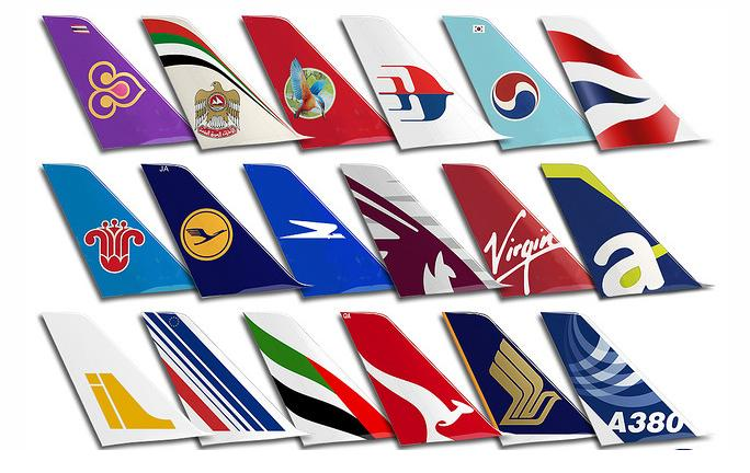 Логотипы авиакомпаний на самолетах фото с названиями