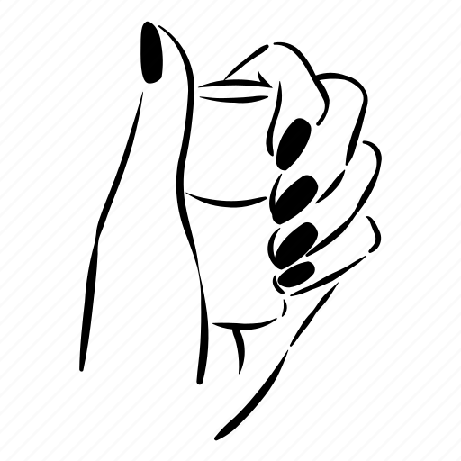 Логотип руки маникюр