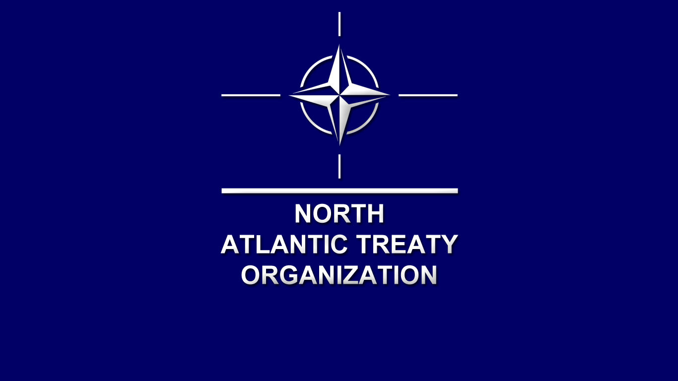 Эмблема блока НАТО. НАТО North Atlantic Treaty Organization. Нато сообщение