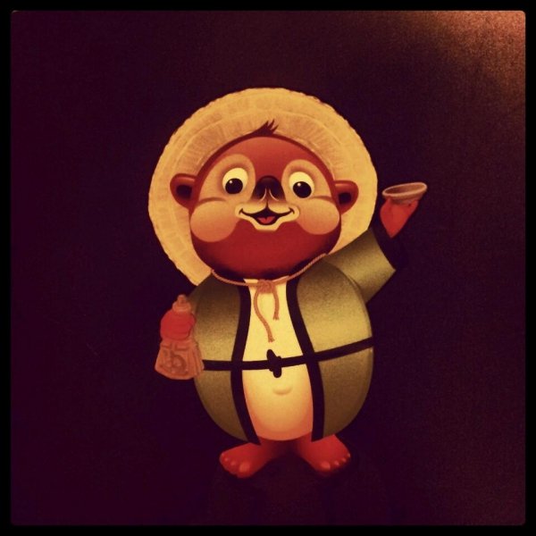 Японский зверек Тануки