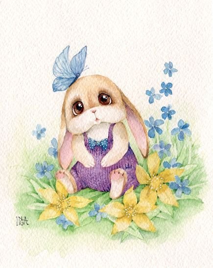 Зайчик с шариками