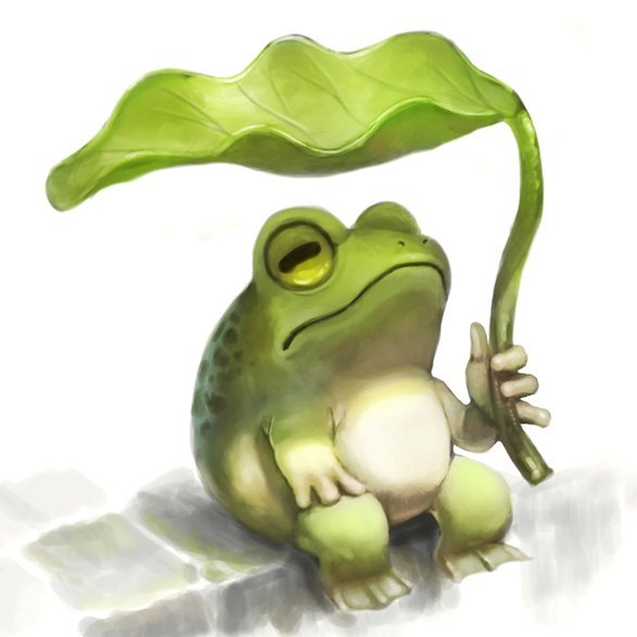 Няшная лягушка