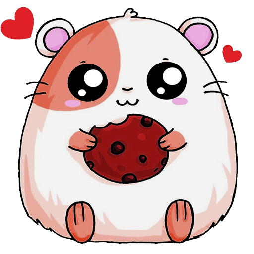 Хомячок милый мультяшный